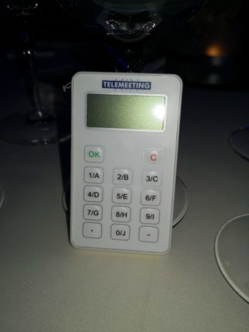 Telecomando per votazione